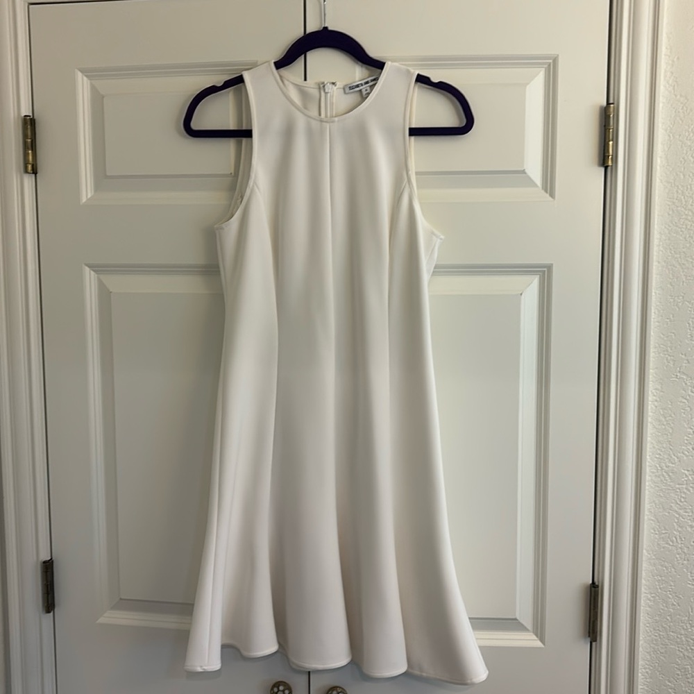 Elizabeth and James White A-Line Mini Dress